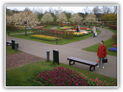 Visitors at Keukenhof